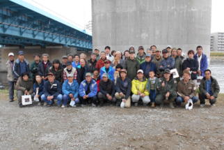 多摩川鯉釣り大会2016参加者